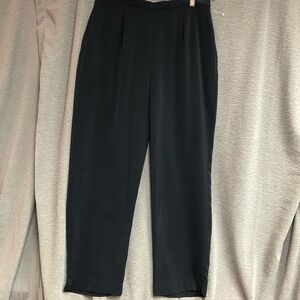 Vintage perceptions, 16 navy blue dress pants, zipper back, elastic on side